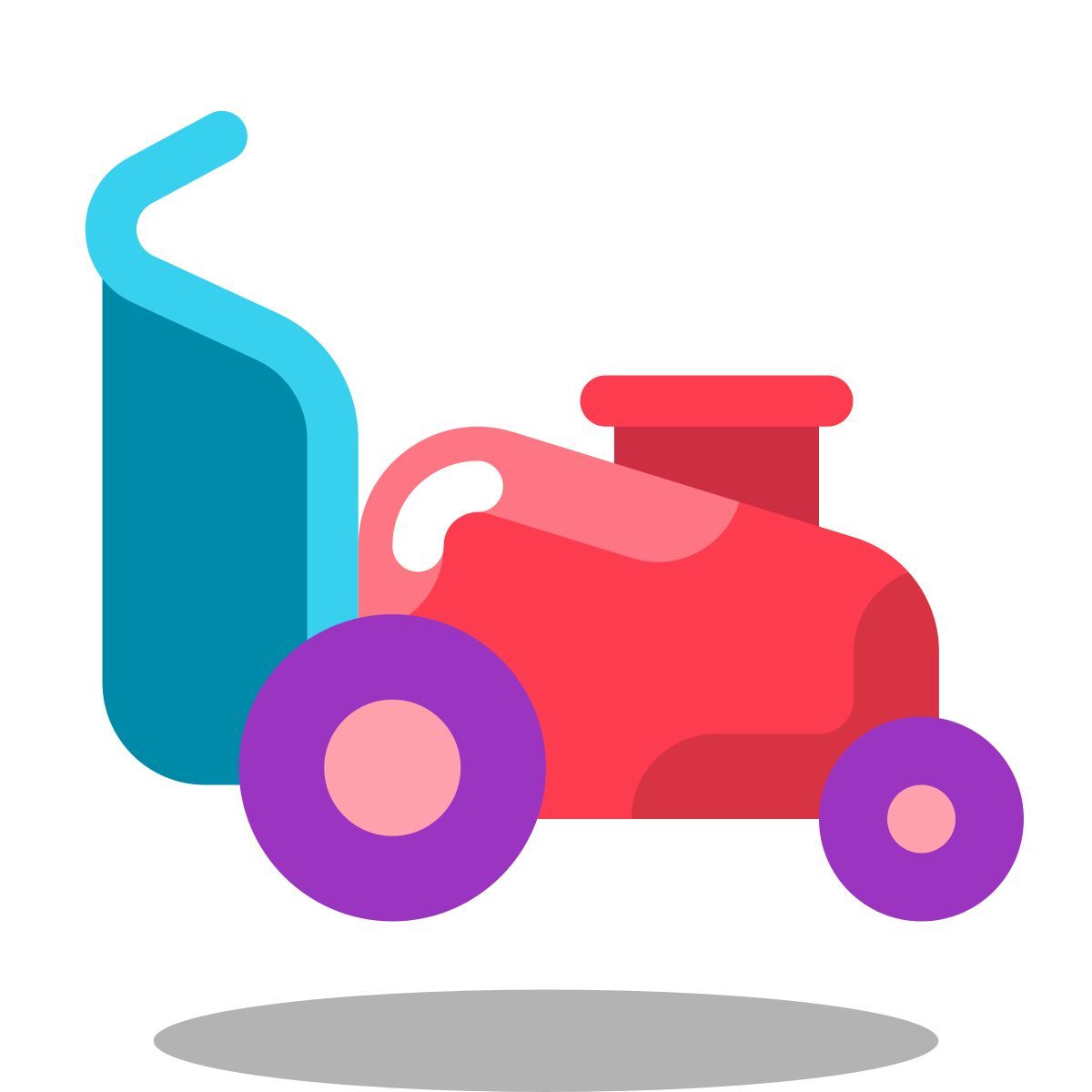 arcade style lawn mower icon