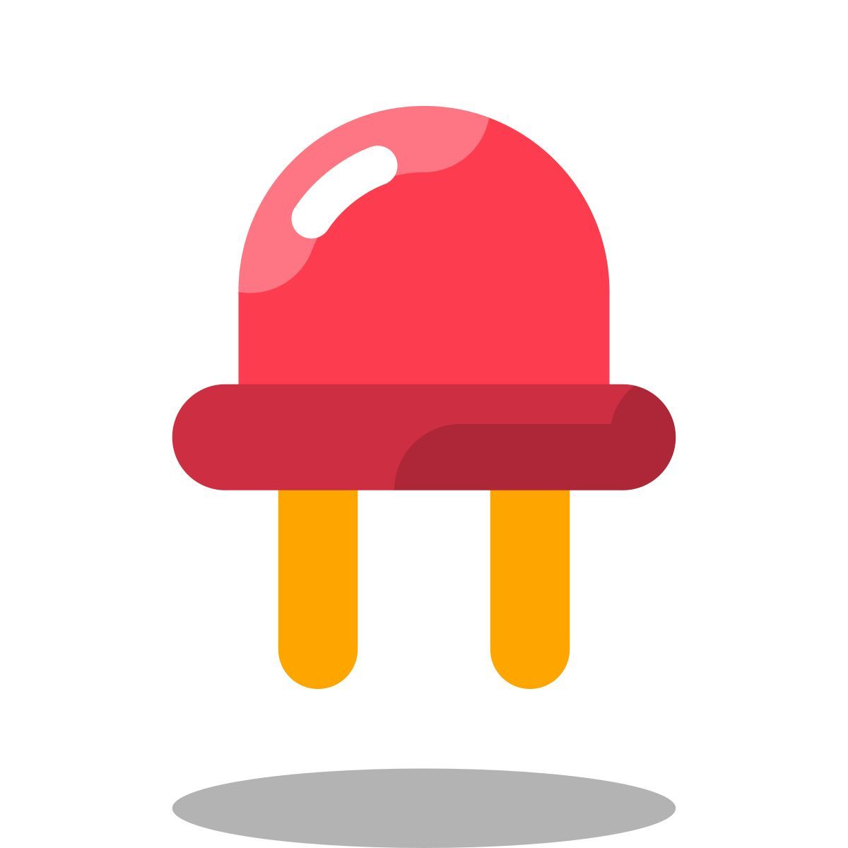 arcade style led diode icon