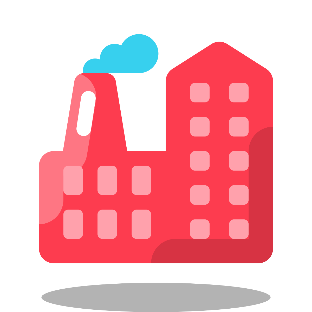 arcade style manufacturing icon