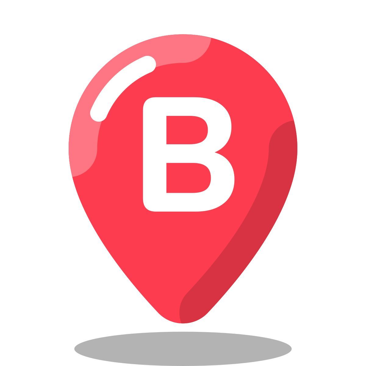 arcade style marker b icon