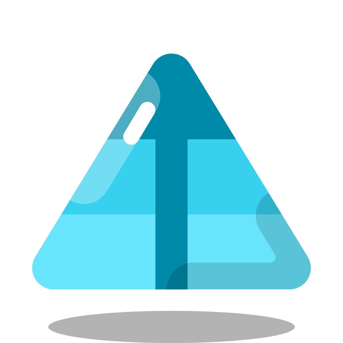 arcade style maslow pyramide icon
