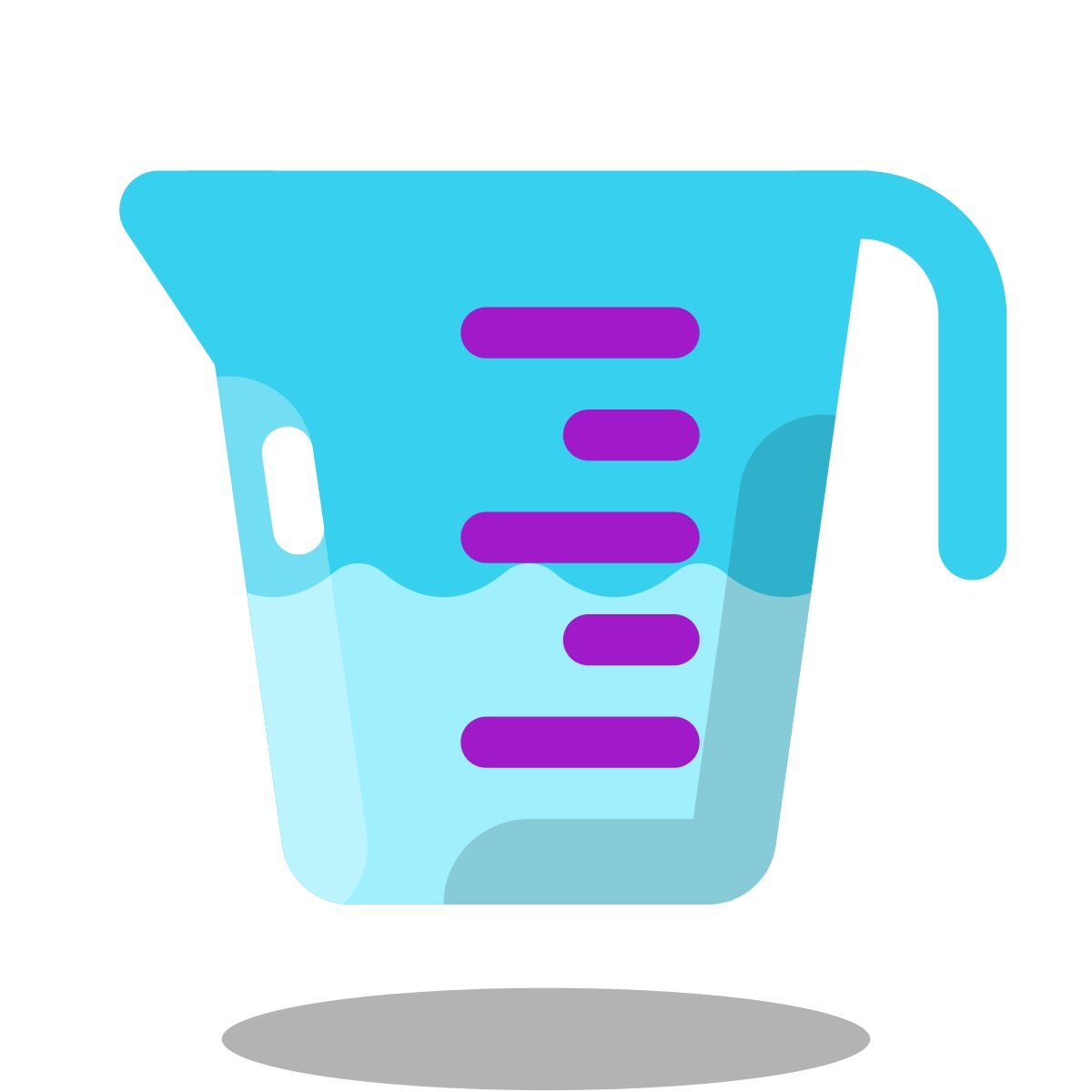 arcade style 계량컵 icon