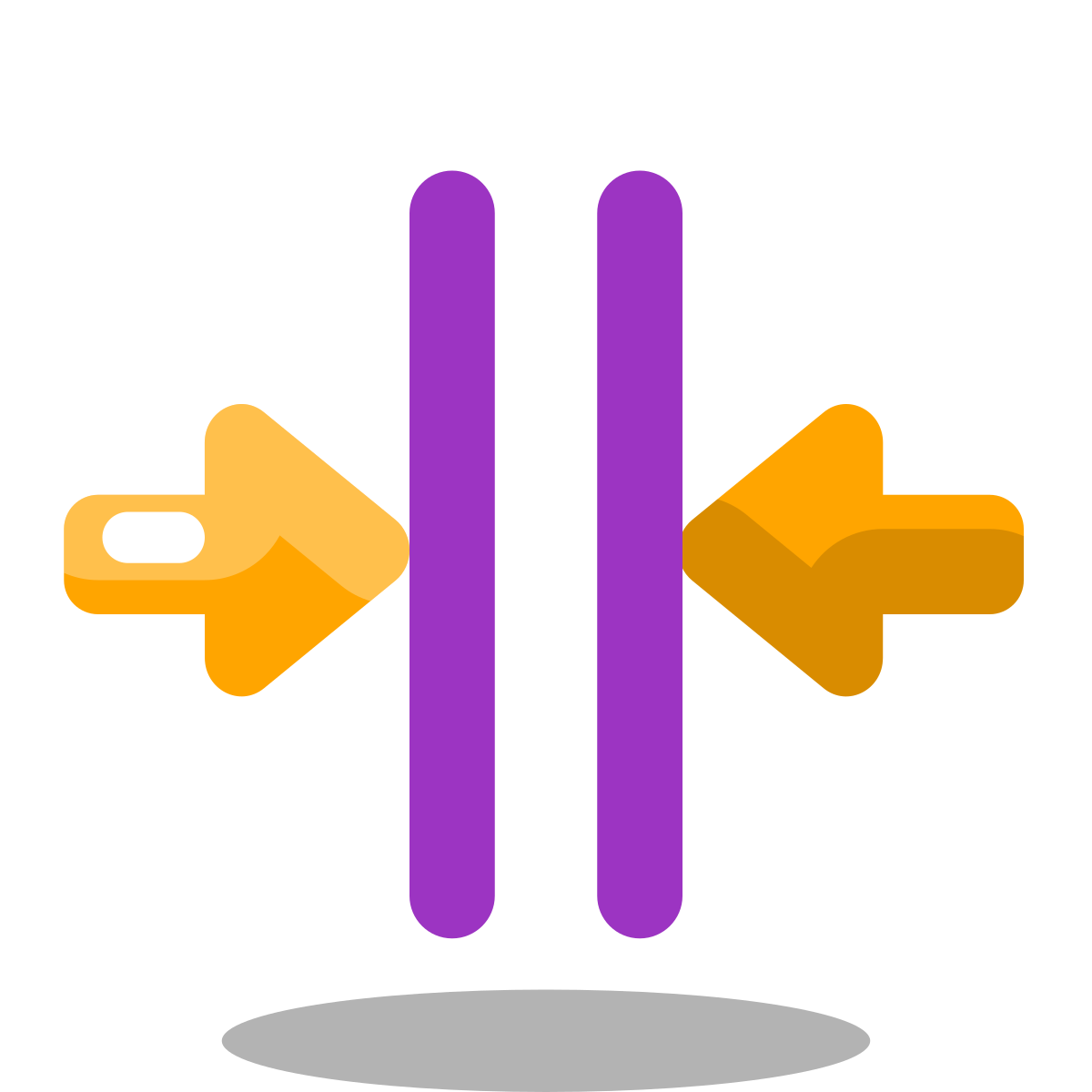 arcade style merge vertical icon