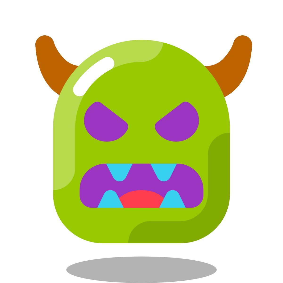 arcade style 怪物脸 icon