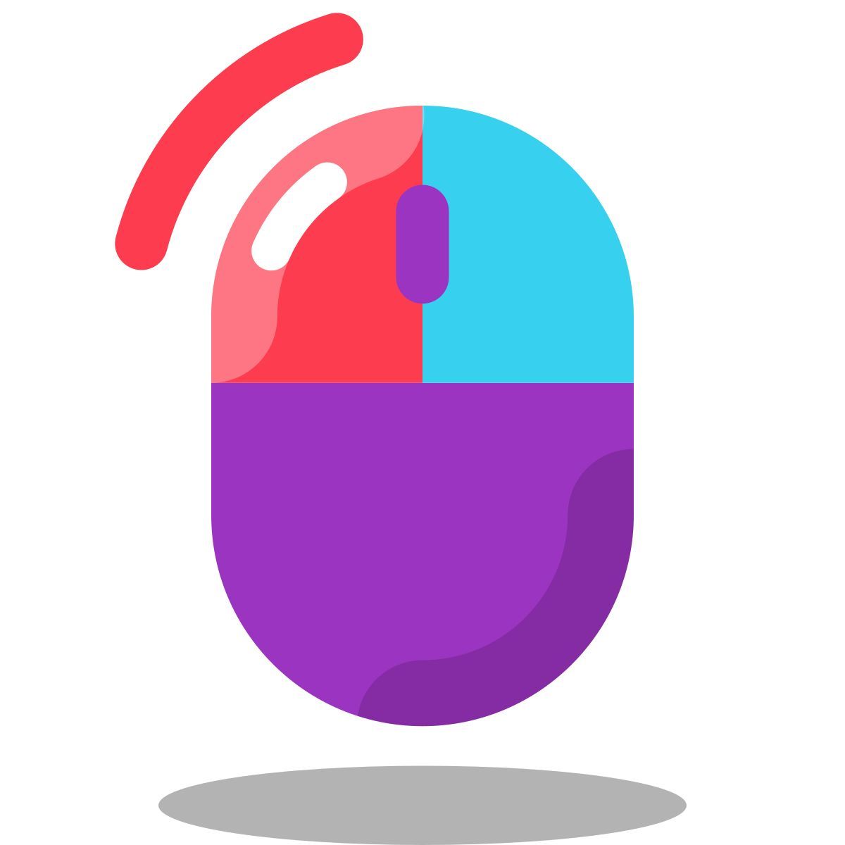 arcade style mausklick links icon