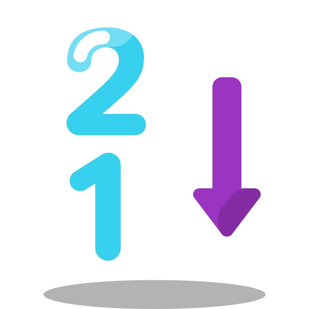 arcade style 반전 수치 정렬 icon