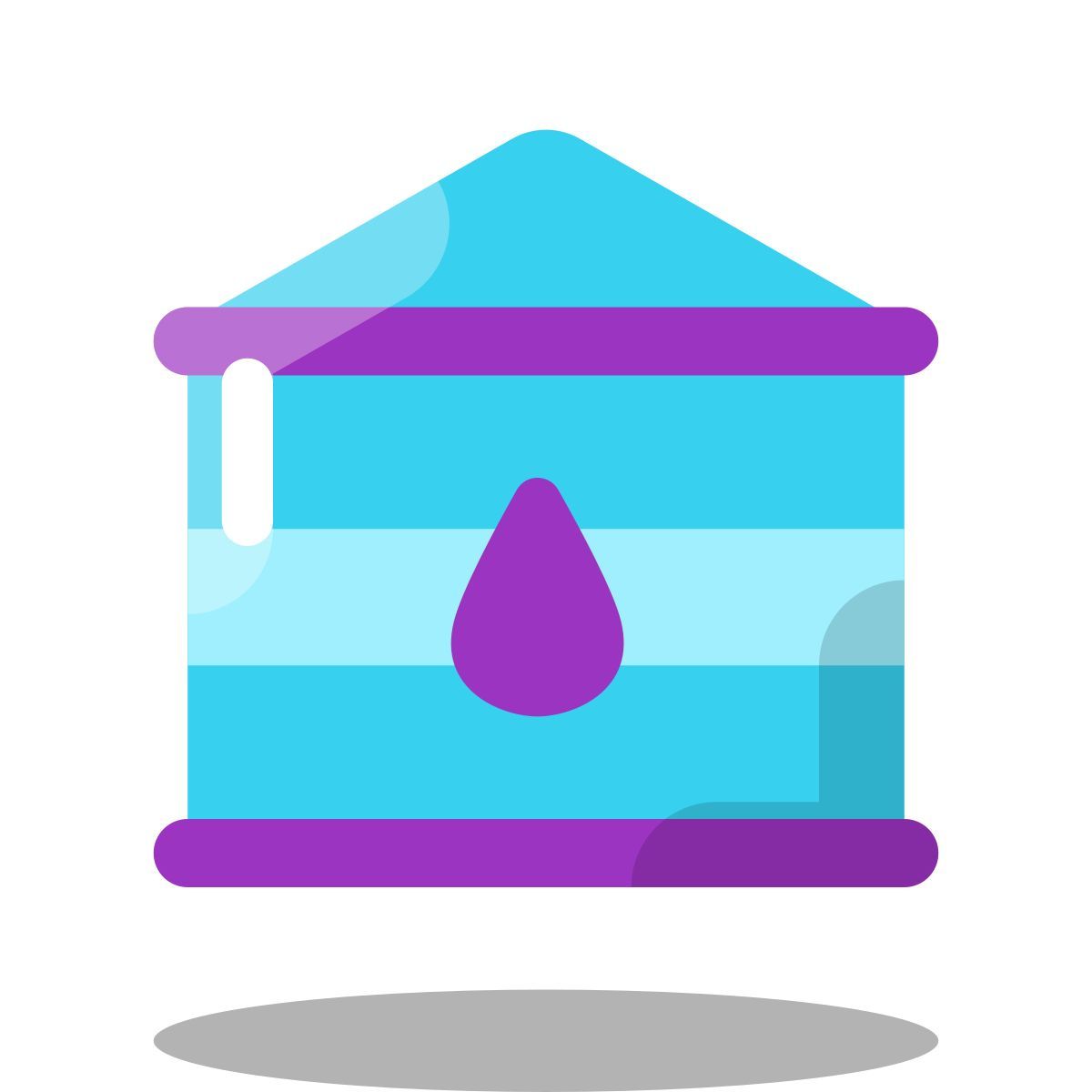 arcade style tanque de aceite icon