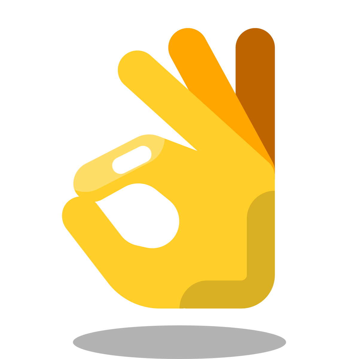 arcade style ok hand icon
