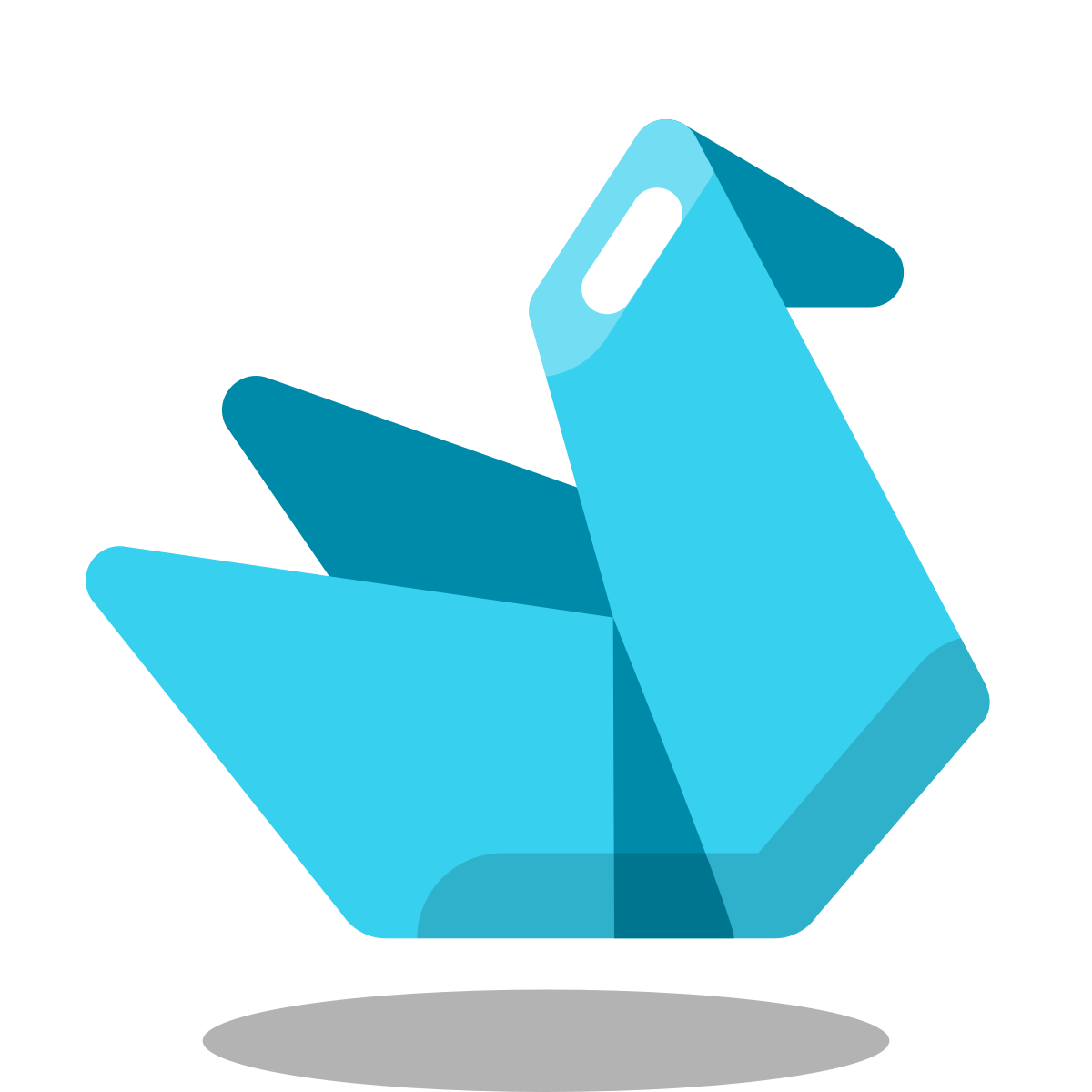 arcade style origami icon
