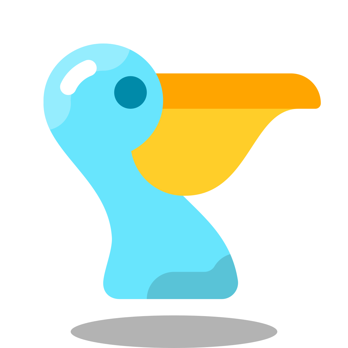 arcade style pelican icon