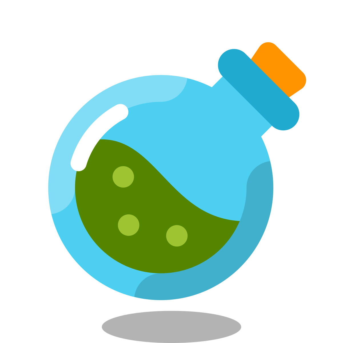 arcade style poison bottle icon