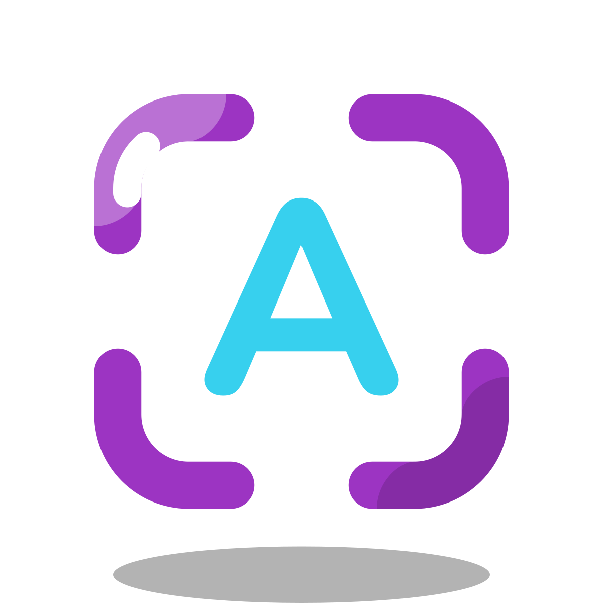 arcade style printed ocr icon