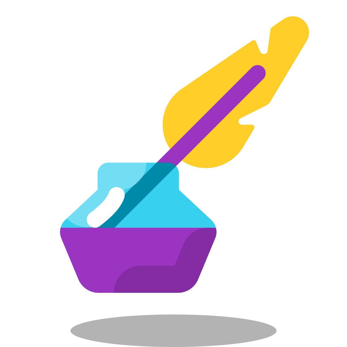 arcade style 잉크와 퀼 icon