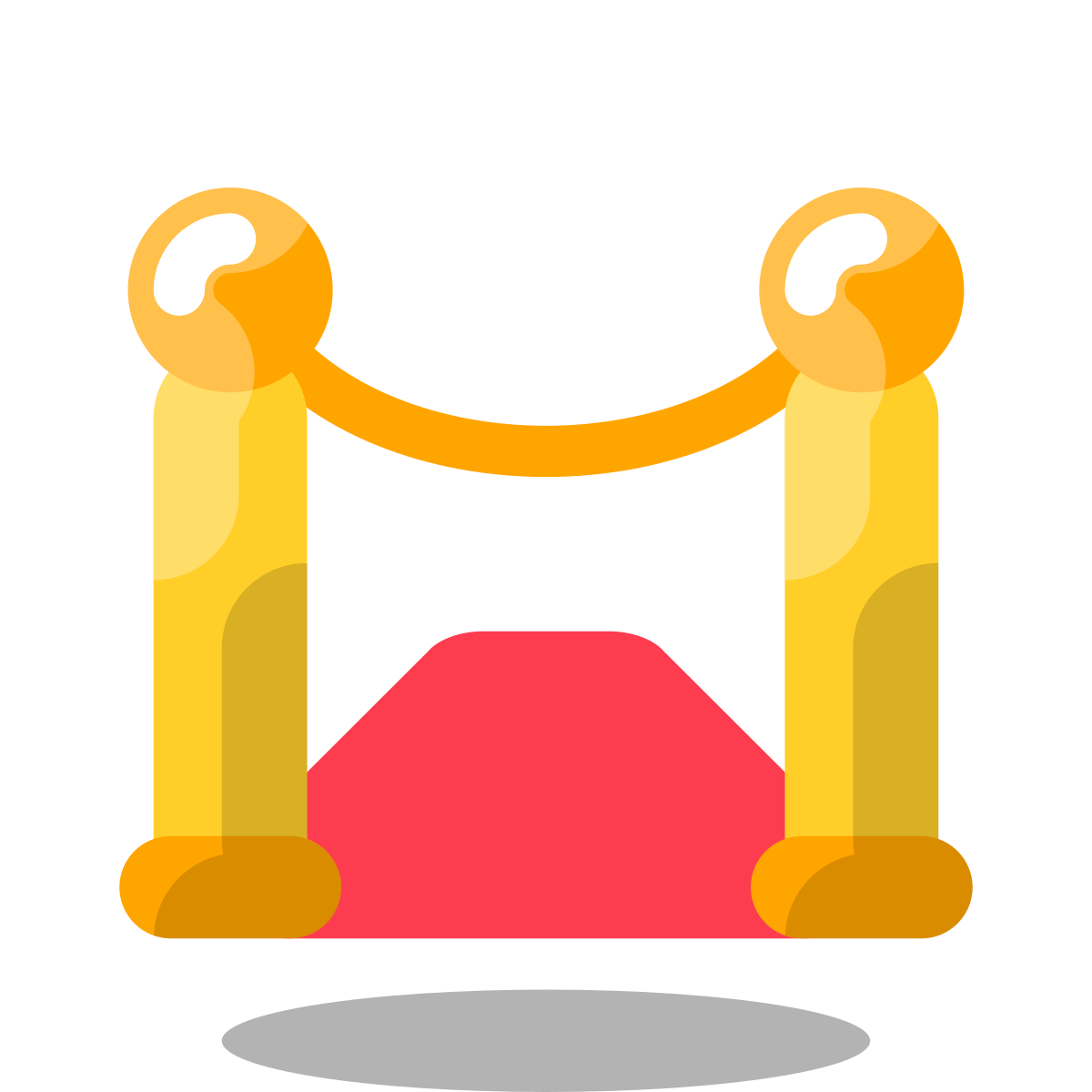 arcade style red carpet icon