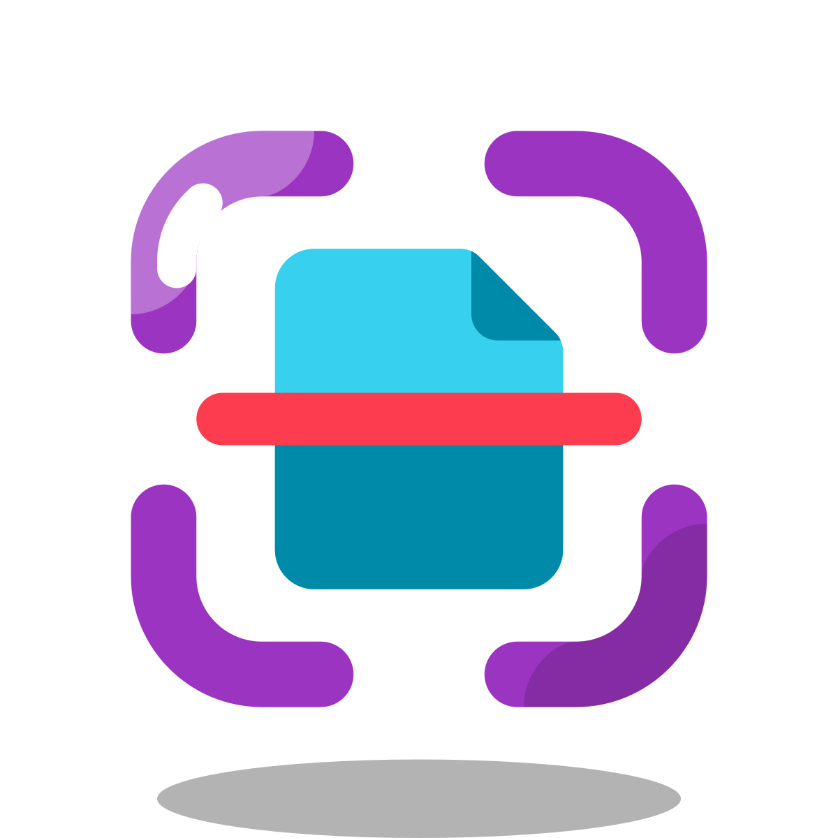 arcade style rescan document icon