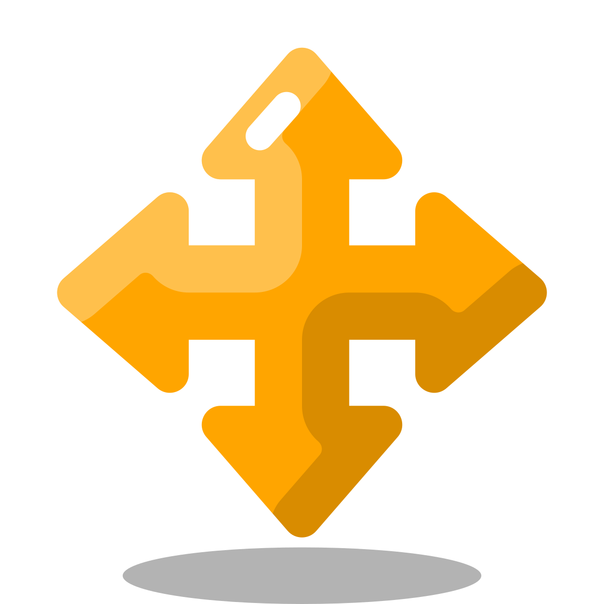 arcade style resize four directions icon