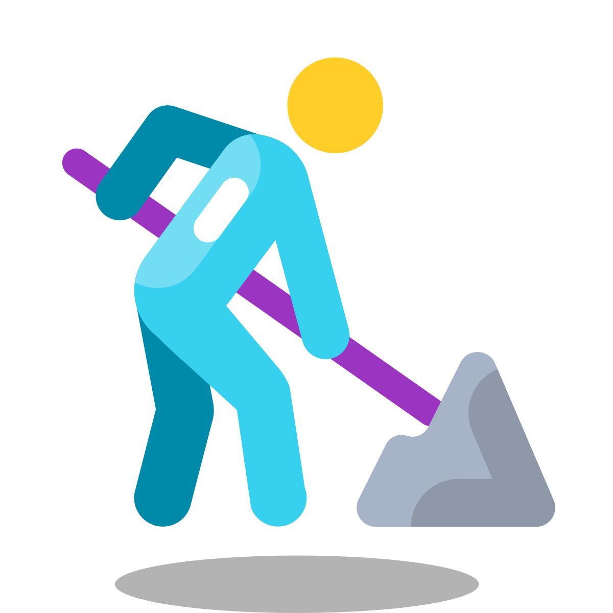 arcade style 도로 노동자 icon