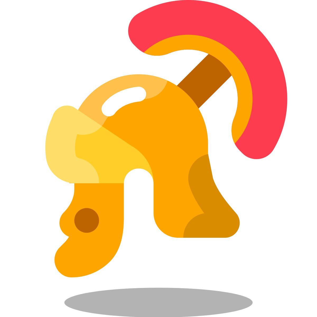 arcade style roman helmet icon