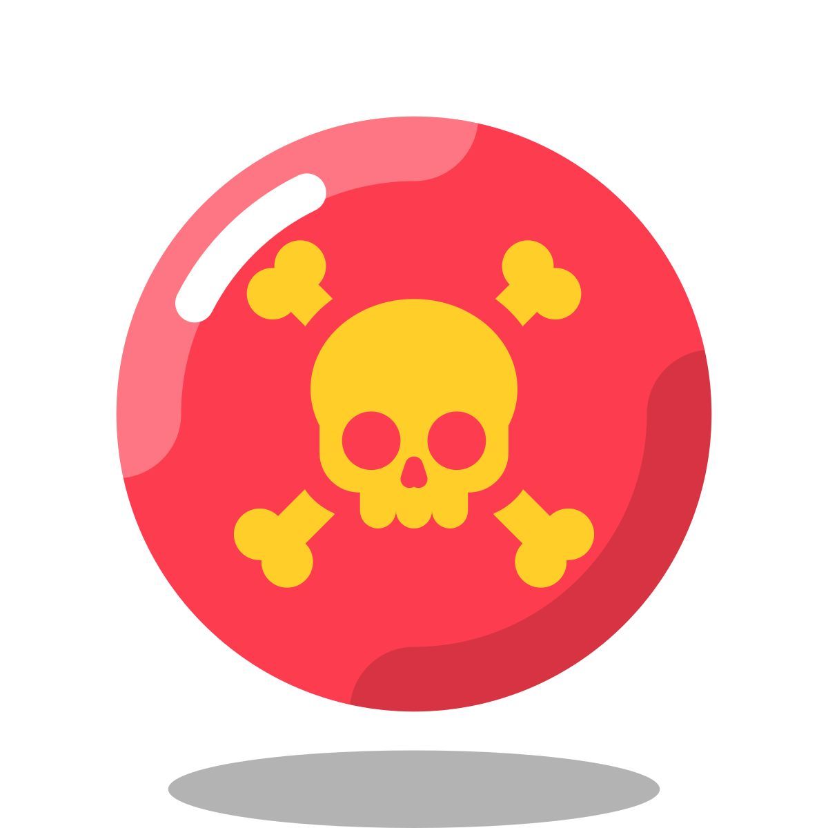 arcade style pulsante di autodistruzione icon