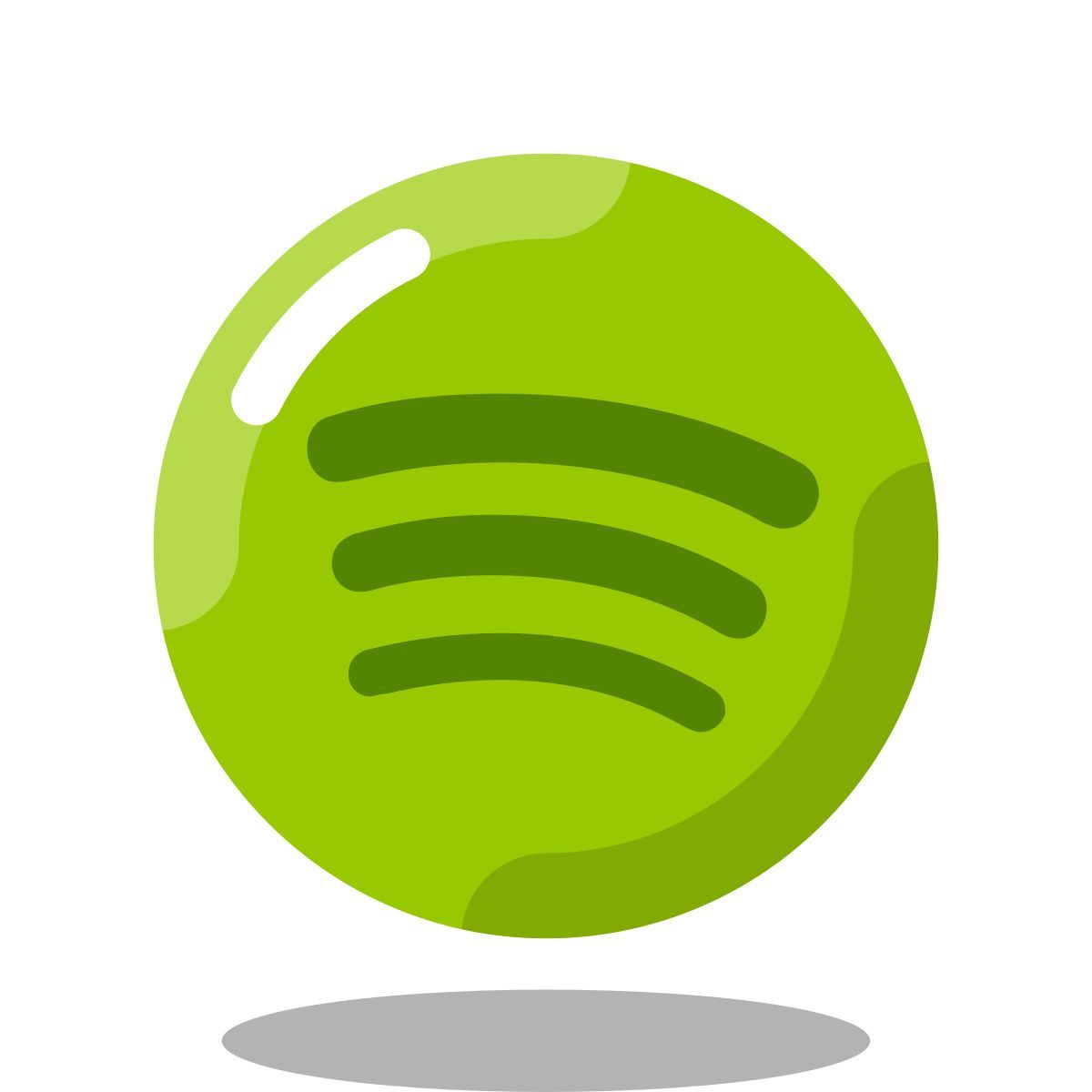 arcade style spotify icon