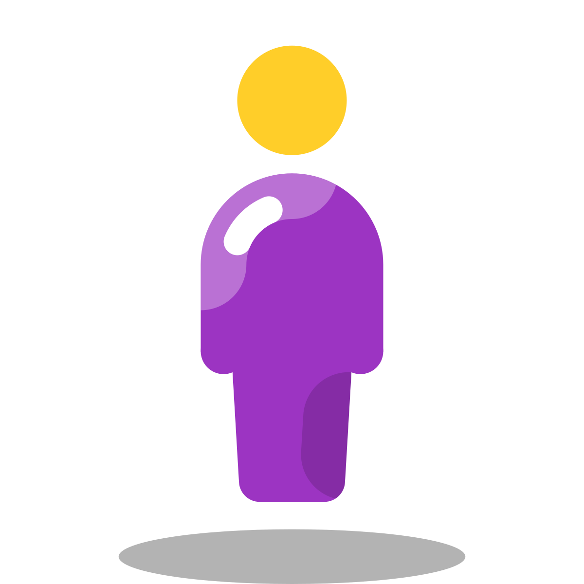 arcade style standing man icon