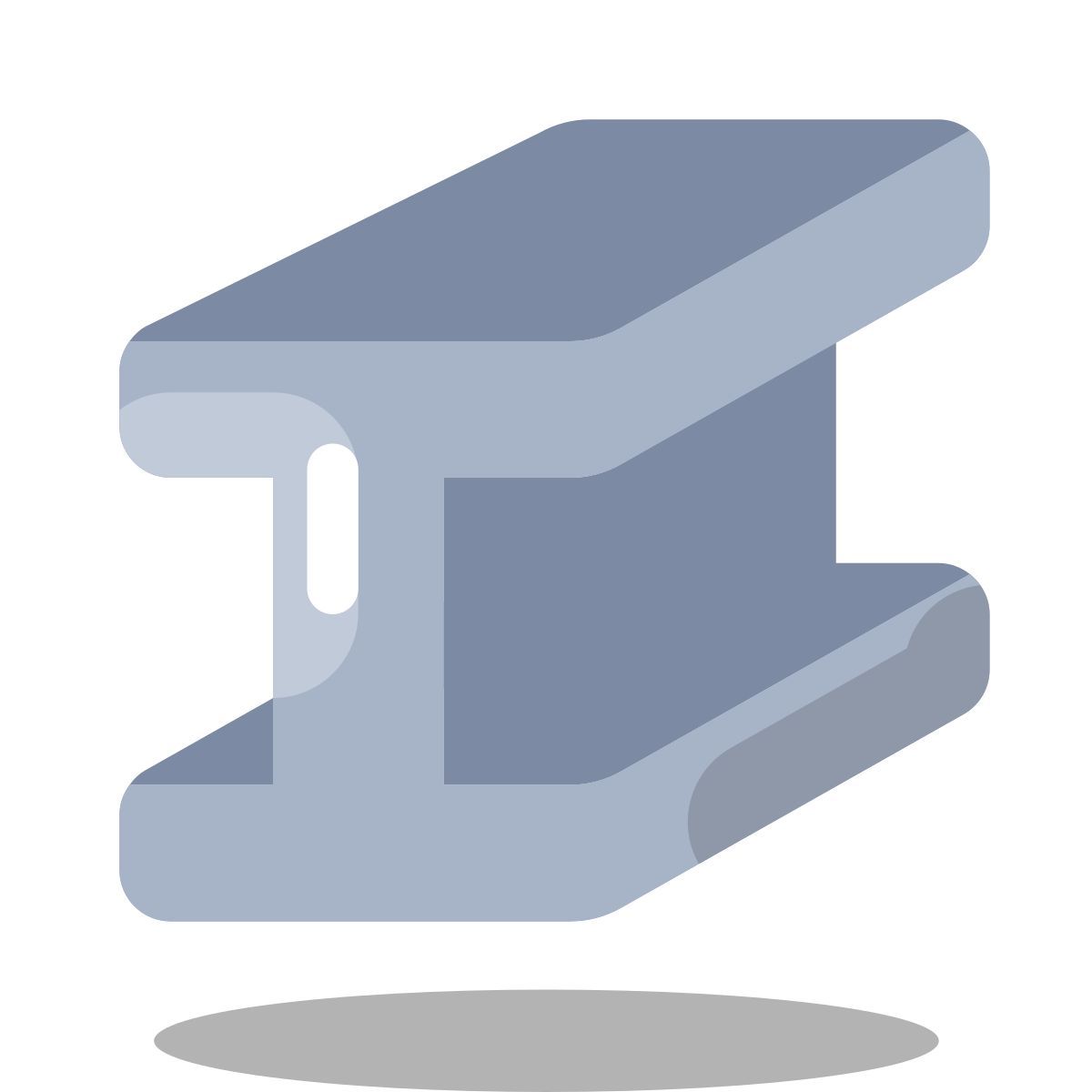 arcade style steel i beam icon