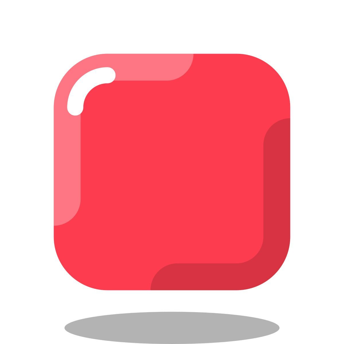 arcade style stop icon