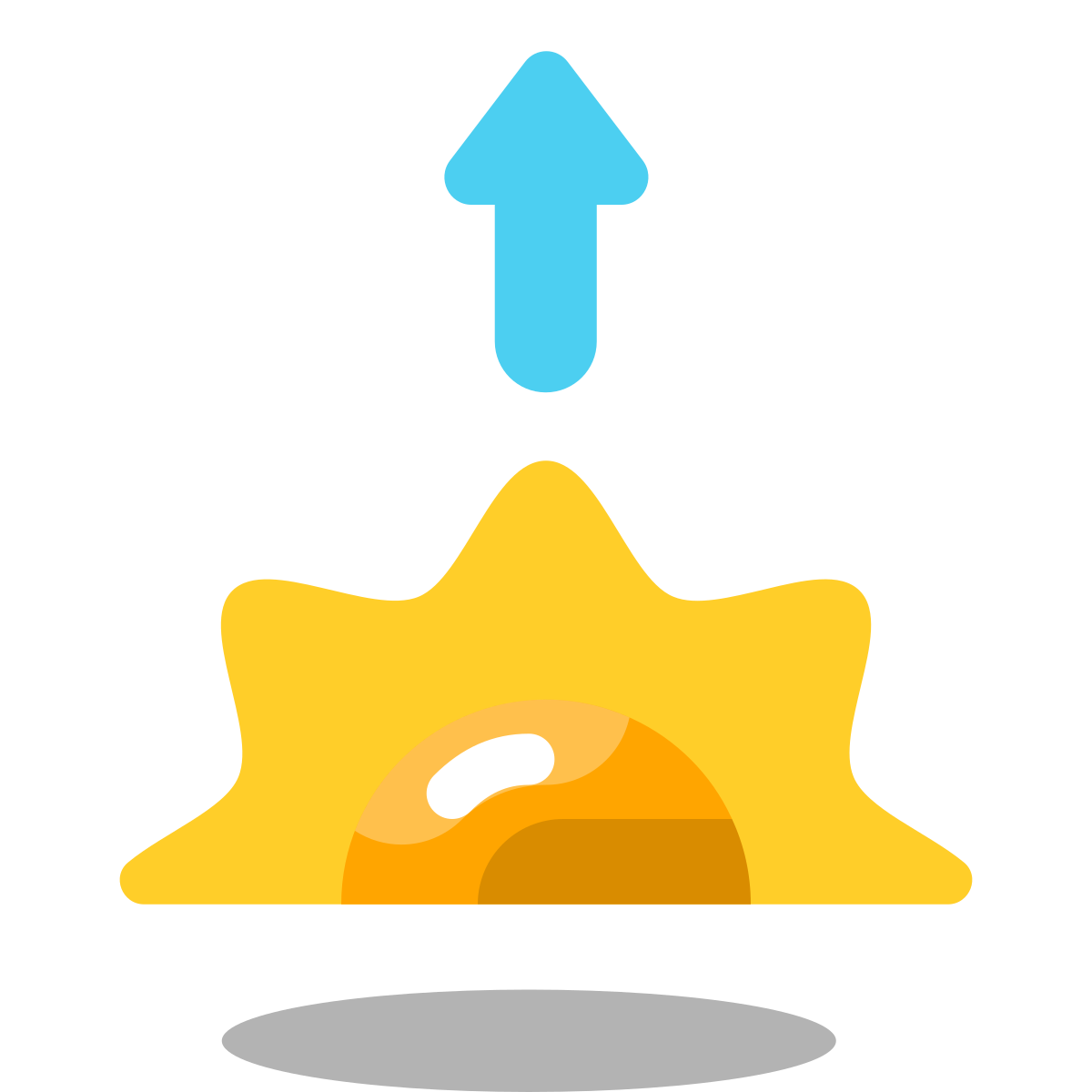arcade style sunrise icon