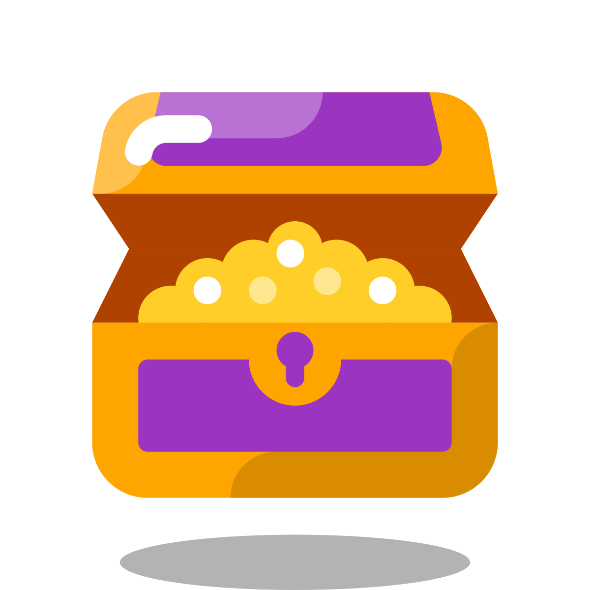 arcade style treasure chest icon