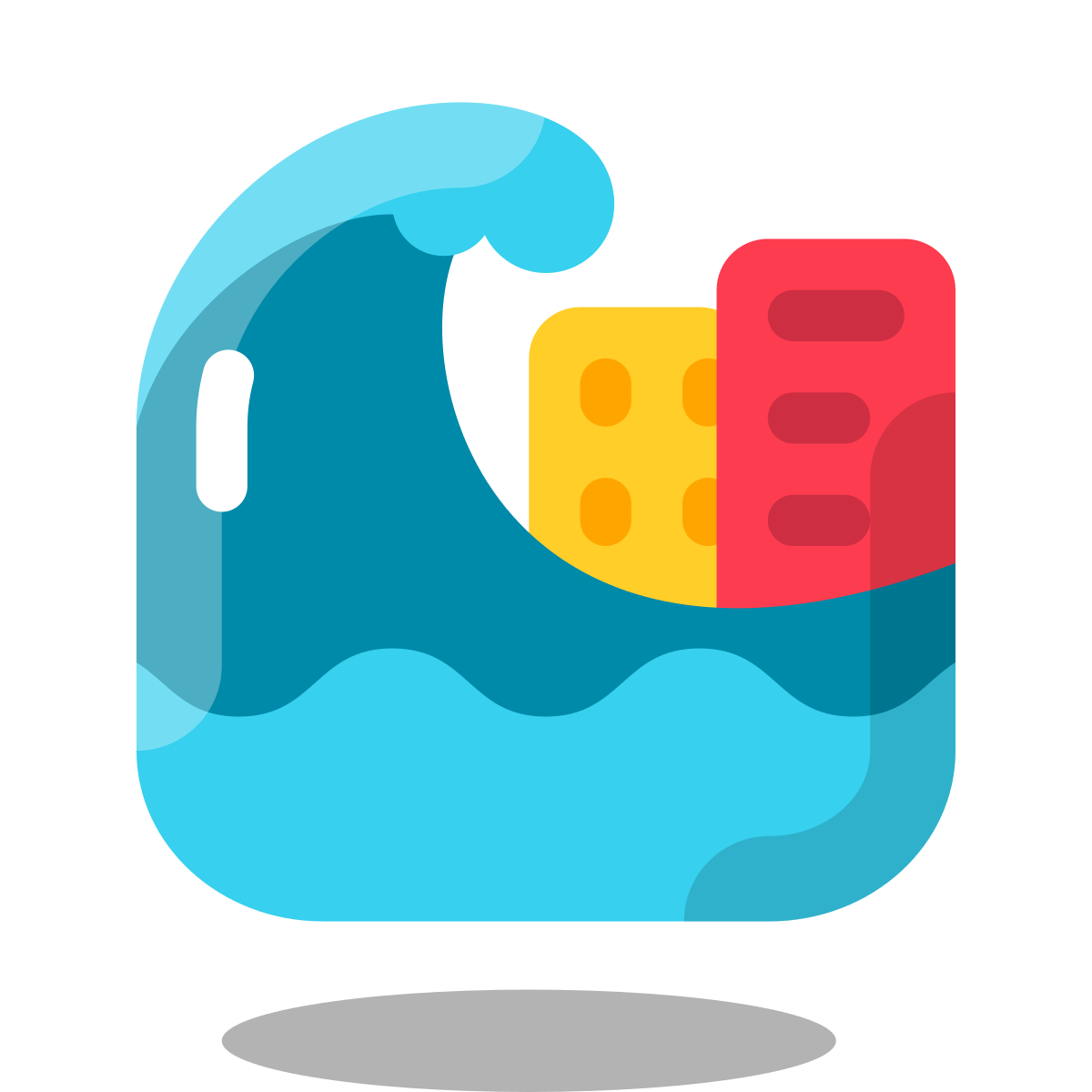 arcade style tsunami icon