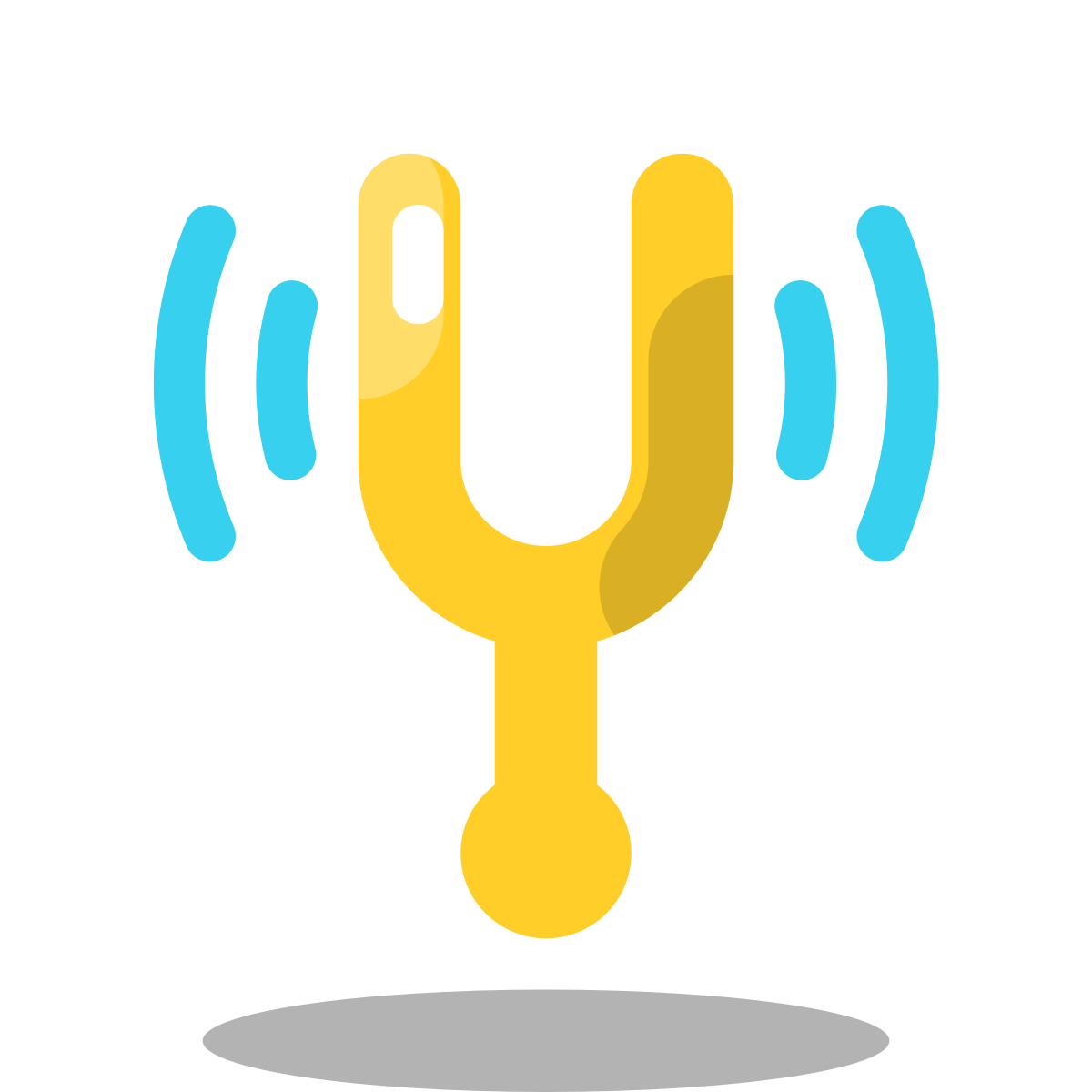 arcade style tuning fork icon