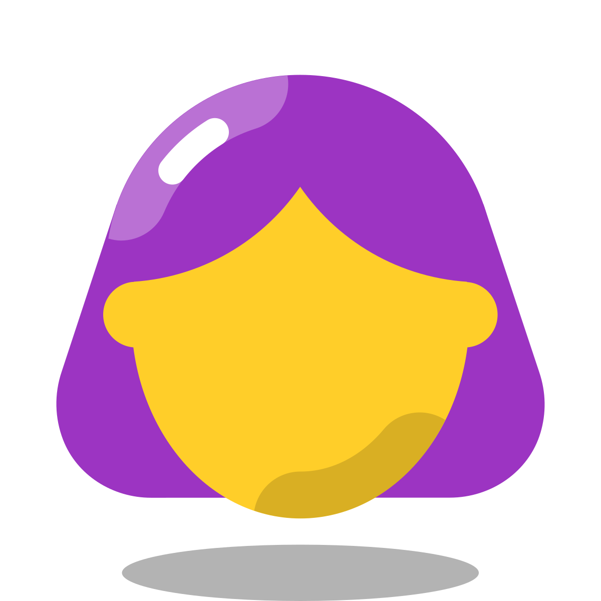 arcade style user female icon