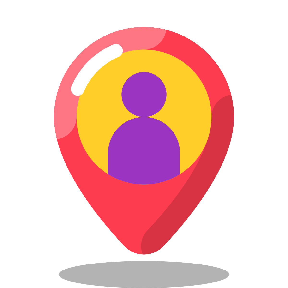 arcade style user location icon