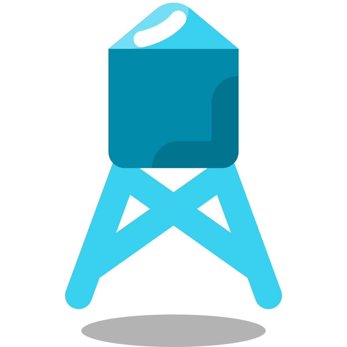 arcade style 급수탑 icon