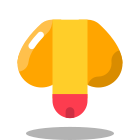 Penis icon in Arcade Style