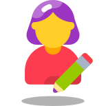 Edit Profile icon in Arcade Style
