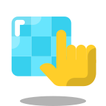 Pin Pad icon in Arcade Style