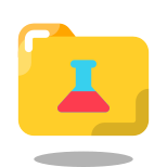 Test Folder icon in Arcade Style