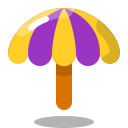 beach umbrella icon