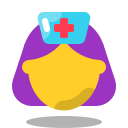nurse female icon
