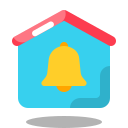 secured by-alarm-system icon