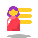 user menu-female icon