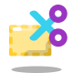 cutting coupon icon