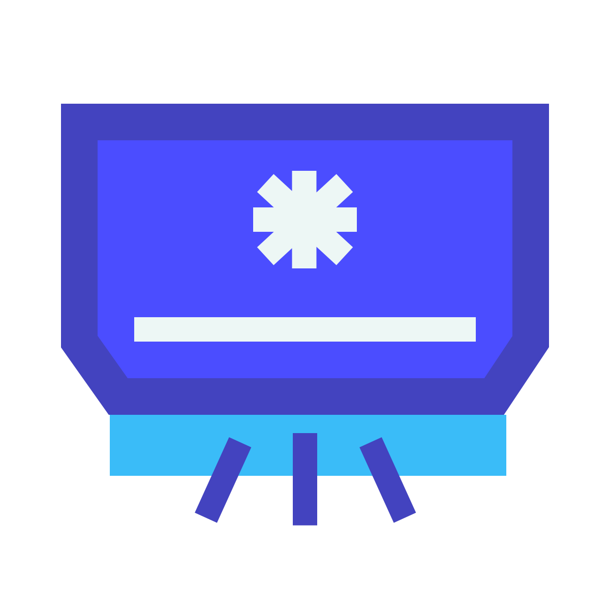 avantgarde style air conditioner icon
