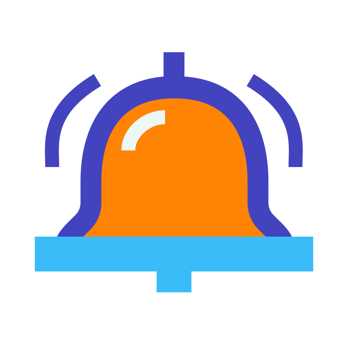 avantgarde style alarm icon