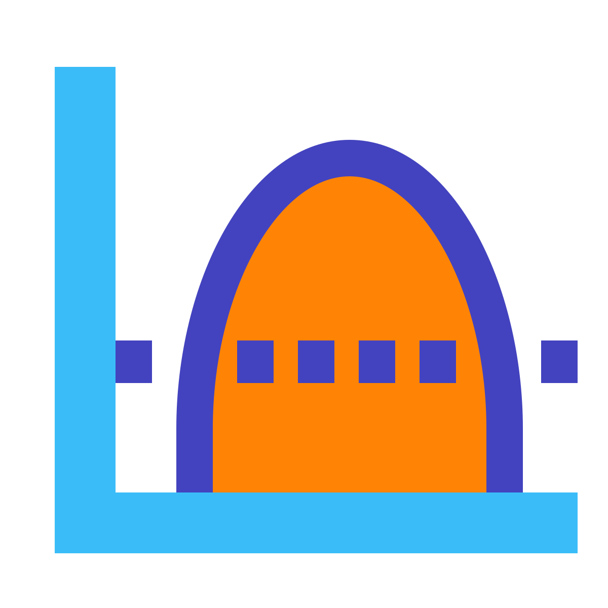 avantgarde style average value icon