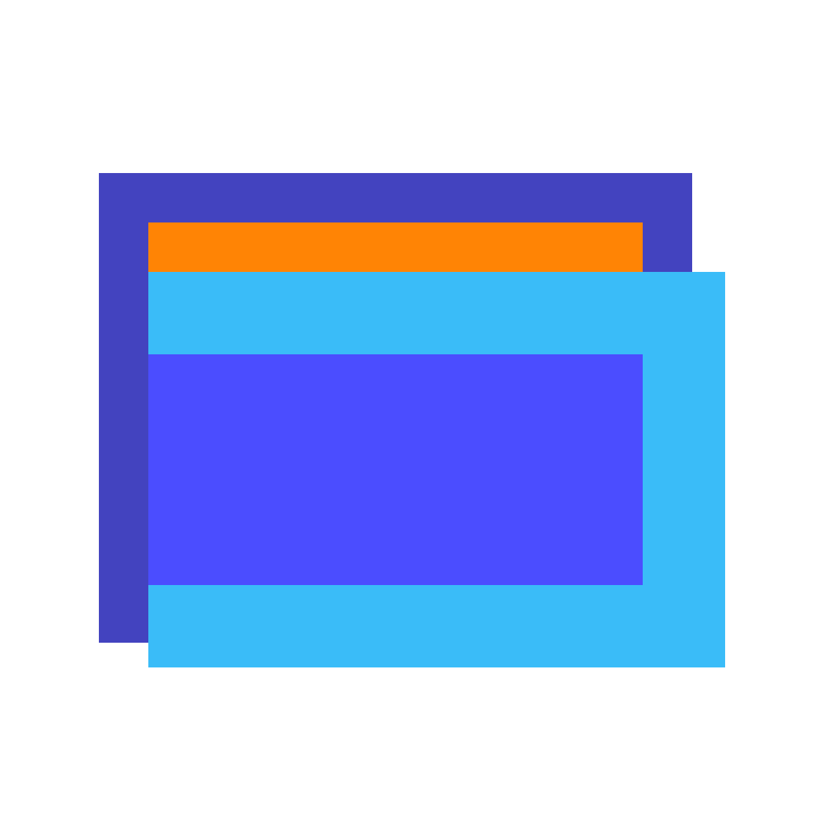 avantgarde style bank cards icon