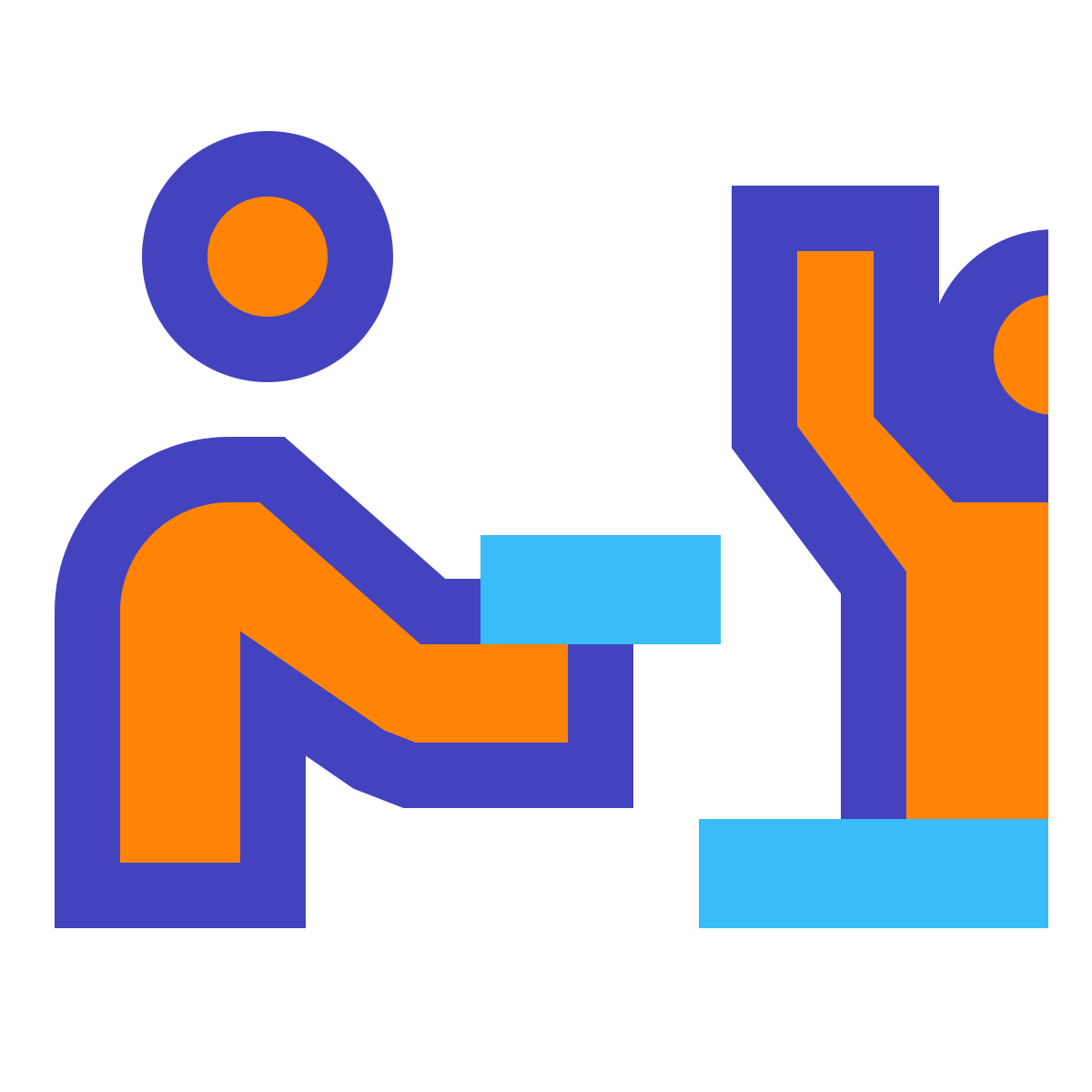 avantgarde style bank robbery icon