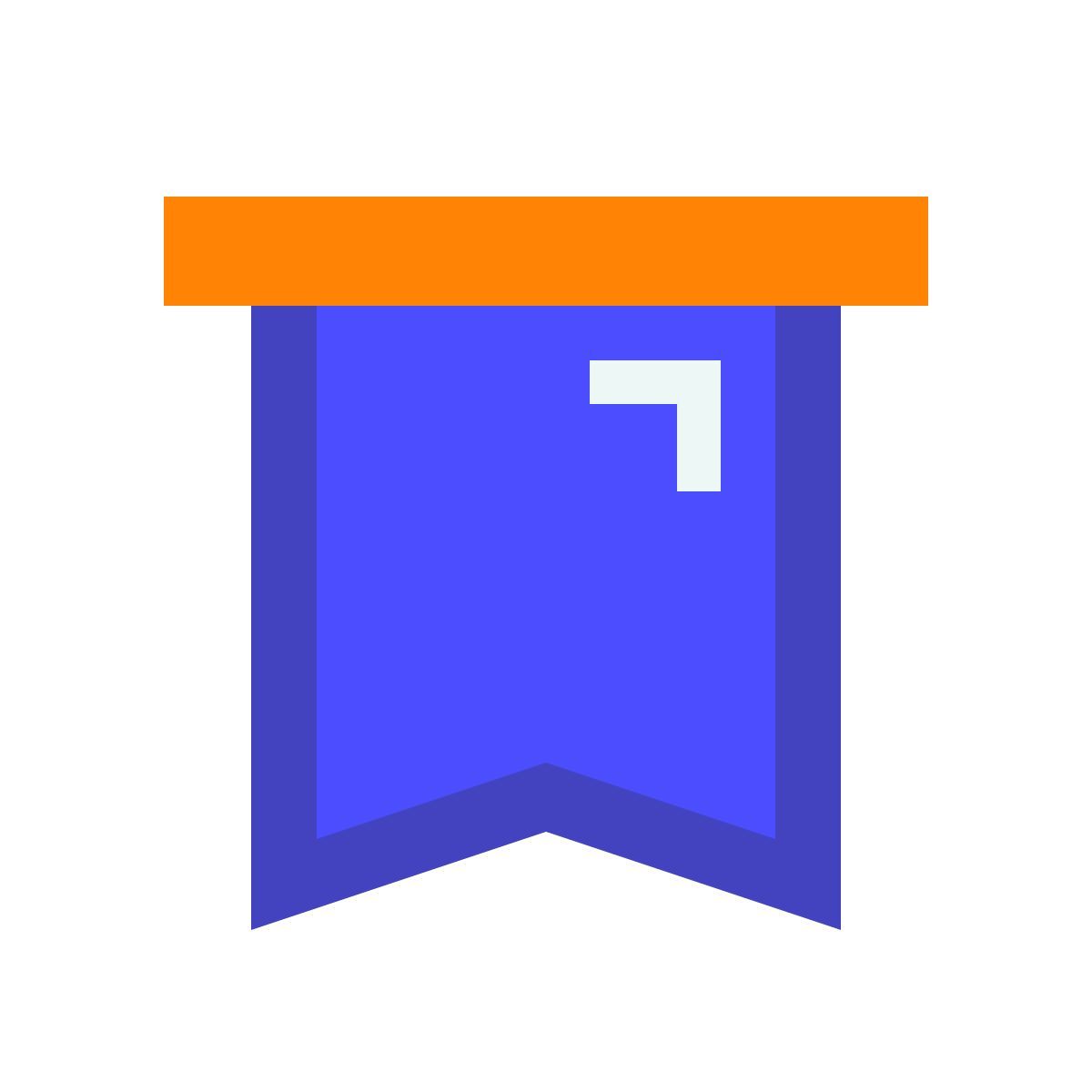avantgarde style bookmark icon