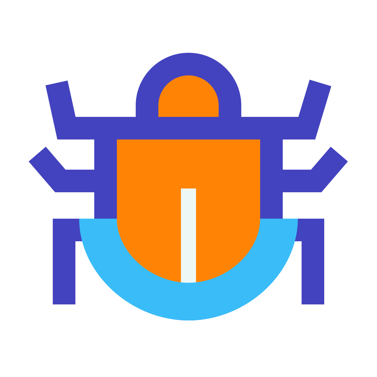 avantgarde style bug icon